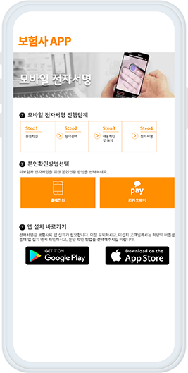 Insured identity verification screen via insurance company app